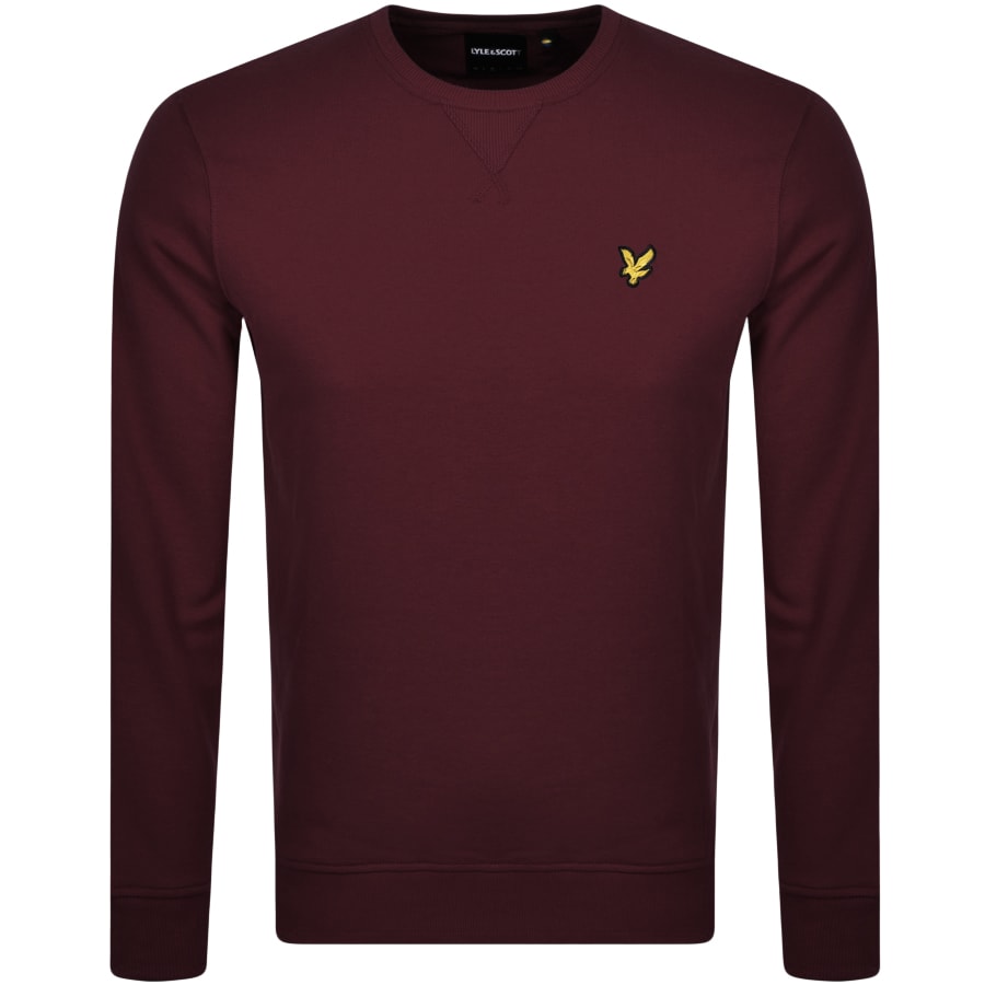 Alternative Image for ProductLyle And Scott Crew Neck Sweatshirt Burgundy1